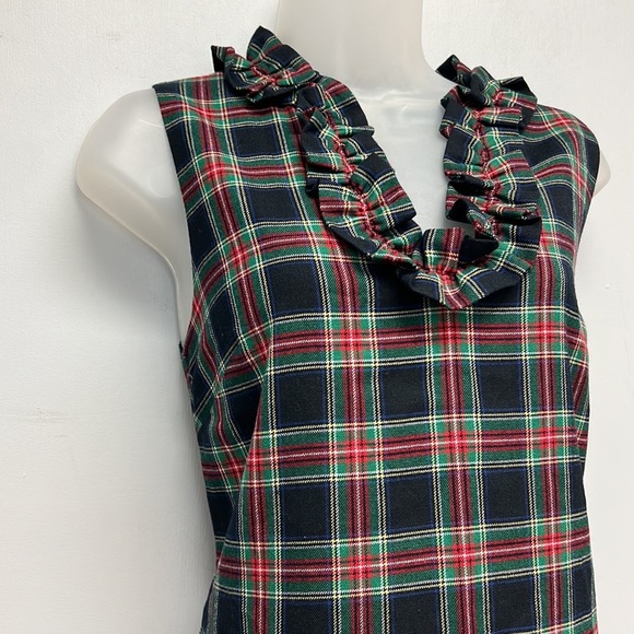 Vineyard Vines Tartan Jumper Dress Size 4 - Picture 2 of 7